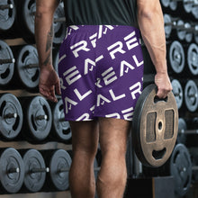 Load image into Gallery viewer, Pattern shorts purple