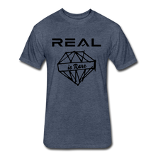 Load image into Gallery viewer, Men's 'Real is Rare' BL Tee - heather navy