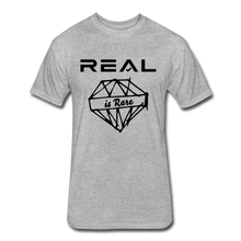 Load image into Gallery viewer, Men&#39;s &#39;Real is Rare&#39; BL Tee - heather gray
