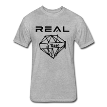 Load image into Gallery viewer, Men's 'Real is Rare' BL Tee - heather gray