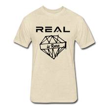 Load image into Gallery viewer, Men's 'Real is Rare' BL Tee - heather cream