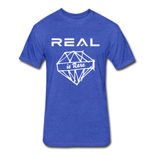 Load image into Gallery viewer, Fitted Cotton/Poly T-Shirt by Next Level - heather royal