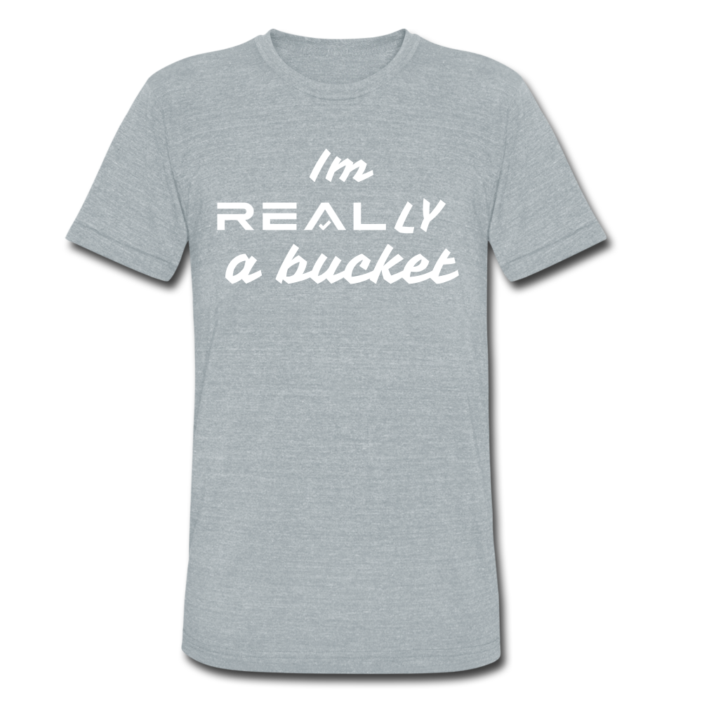 Bucket script tee - heather gray