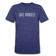 Load image into Gallery viewer, Love yourself Tee - heather indigo