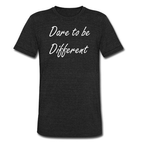 Be different Tee - heather black