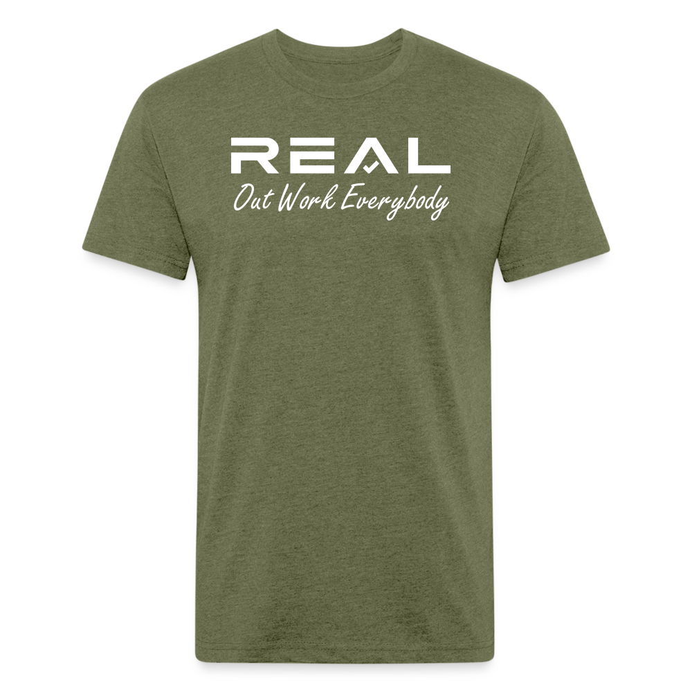 Out Work Everybody - heather military green