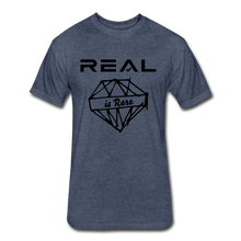Load image into Gallery viewer, Men&#39;s &#39;Real is Rare&#39; BL Tee - heather navy
