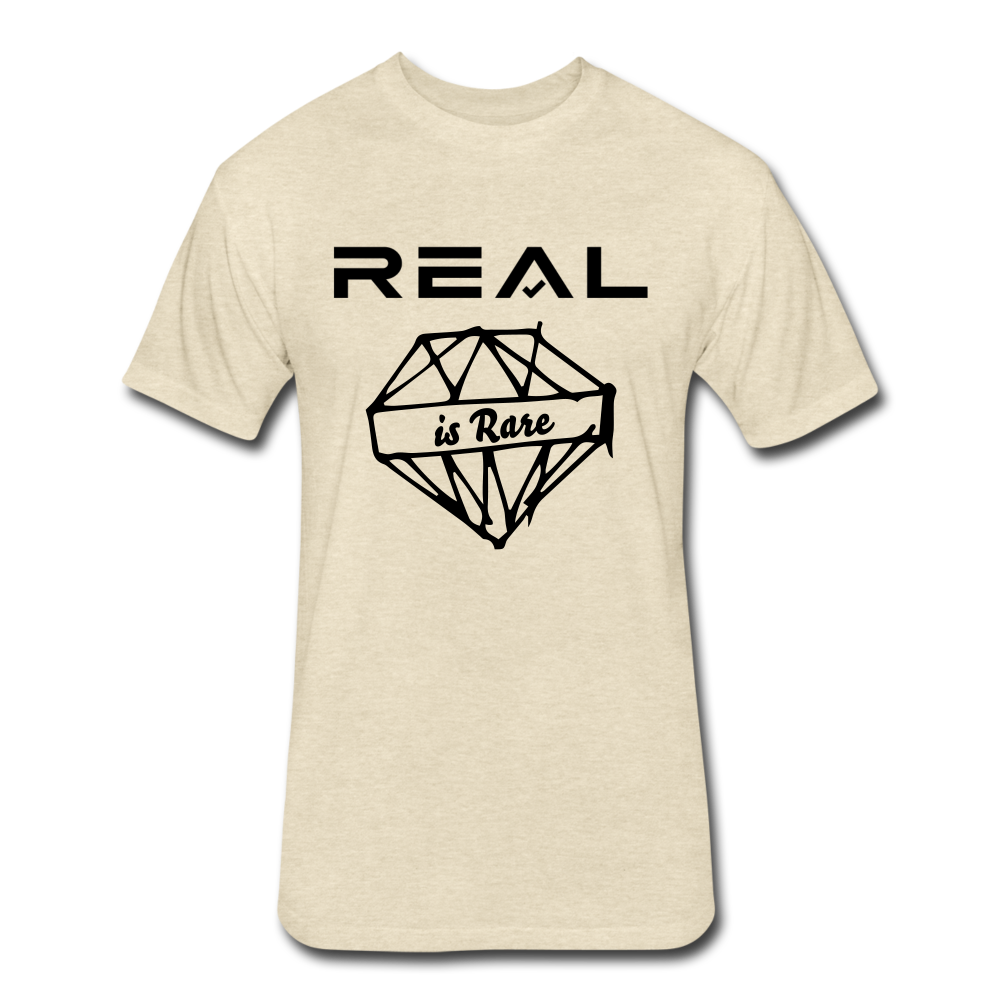 Men's 'Real is Rare' BL Tee - heather cream
