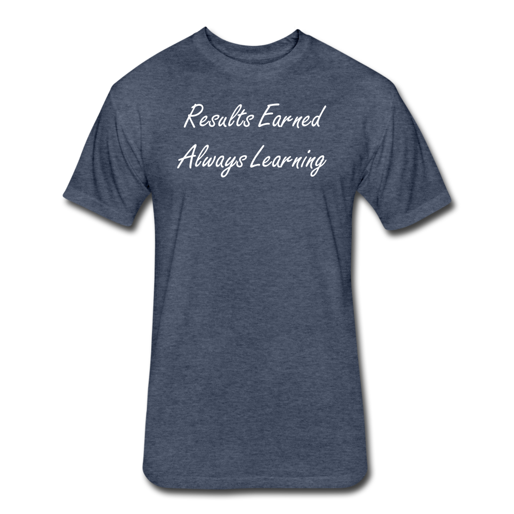 Learning tee - heather navy