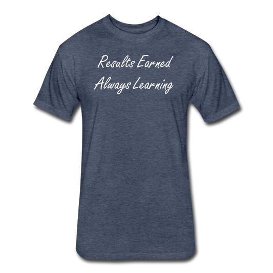Learning tee - heather navy
