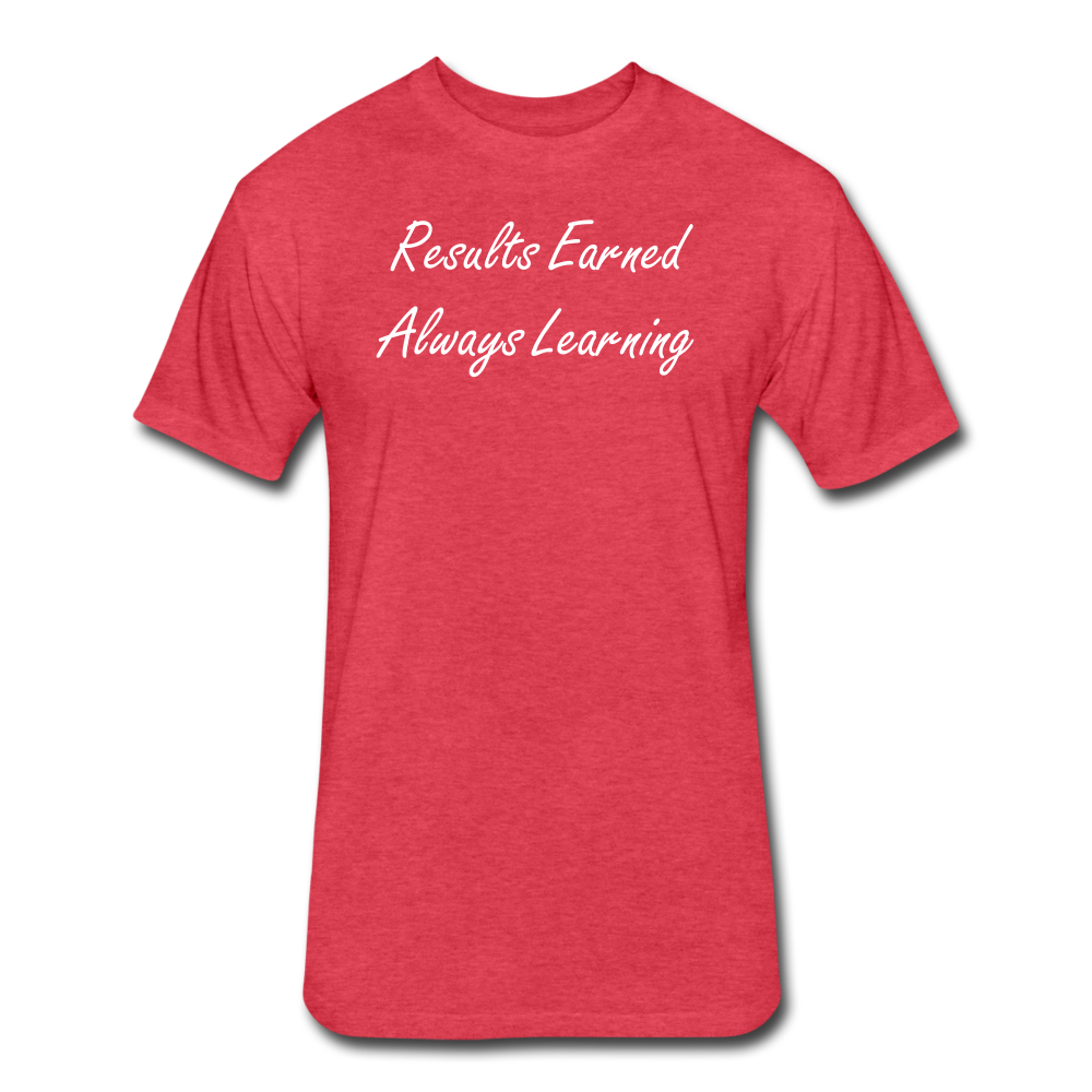 Learning tee - heather red