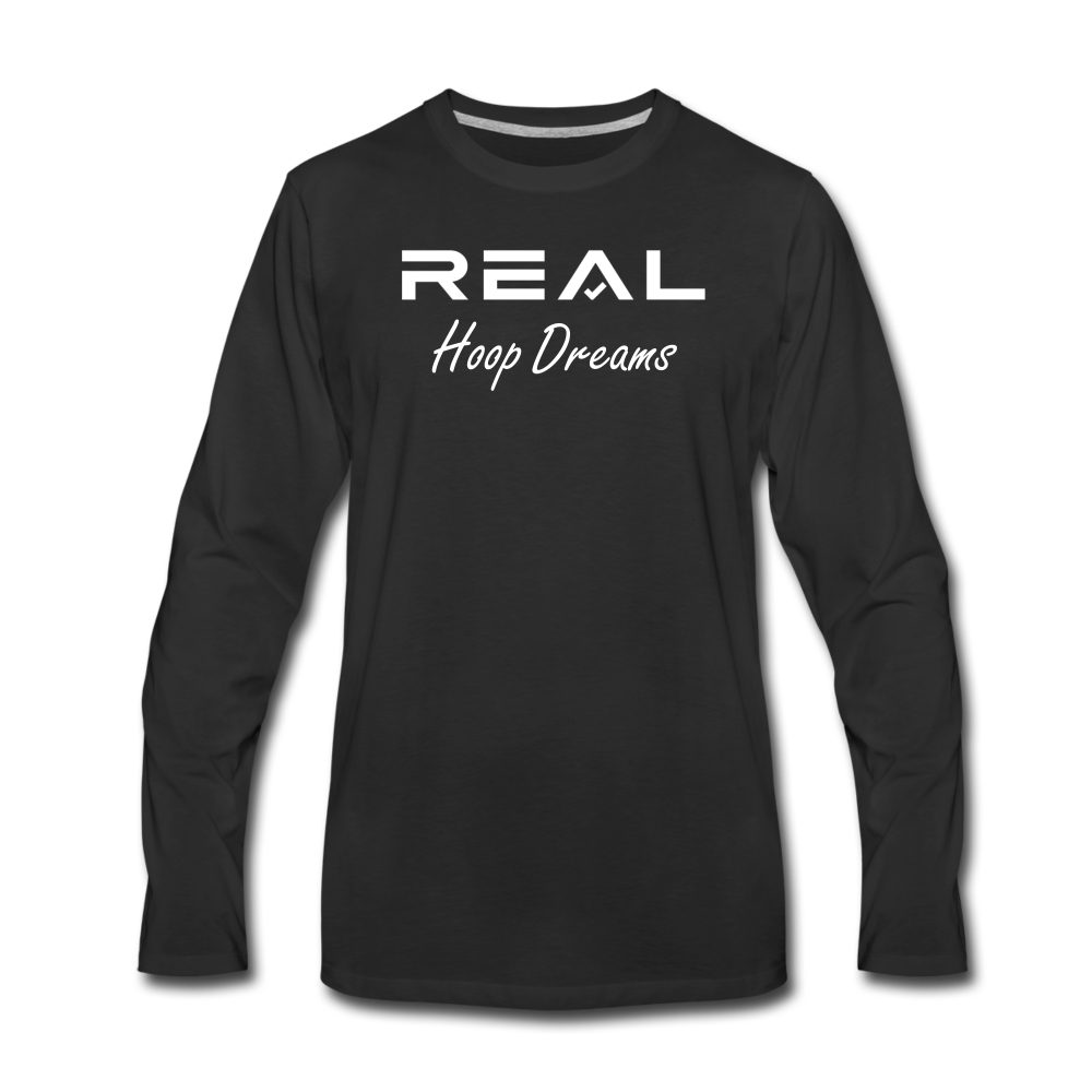Long Sleeve Hoop Dreams - black