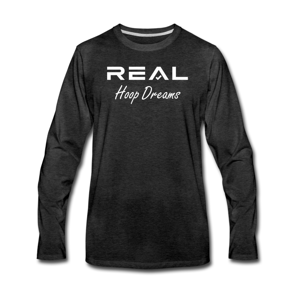 Long Sleeve Hoop Dreams - charcoal gray