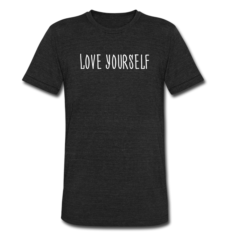 Love yourself Tee - heather black