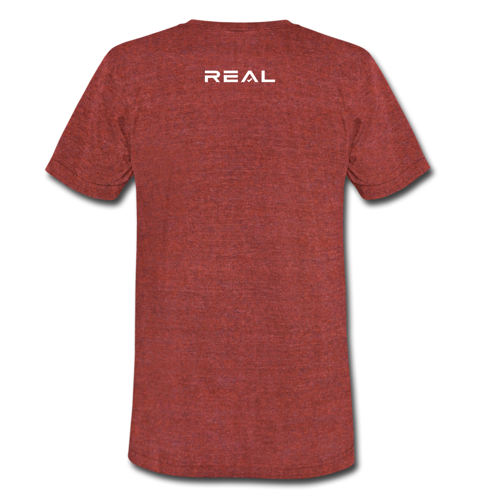Love yourself Tee - heather cranberry