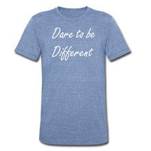 Load image into Gallery viewer, Be different Tee - heather Blue
