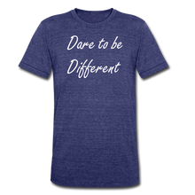 Load image into Gallery viewer, Be different Tee - heather indigo
