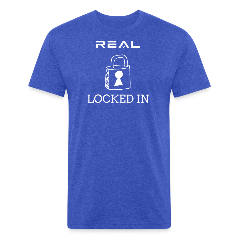 Locked In Tee - heather royal