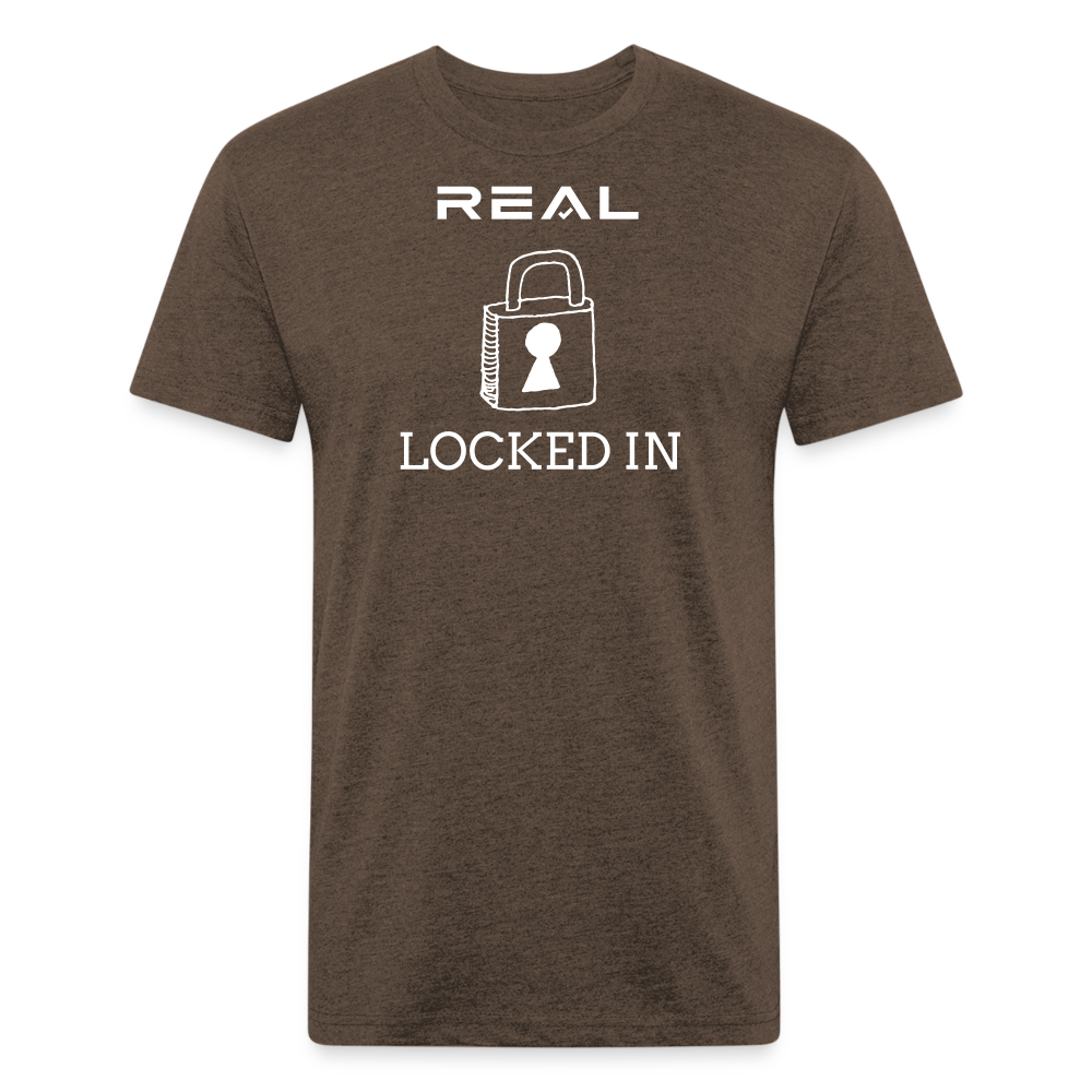 Locked In Tee - heather espresso