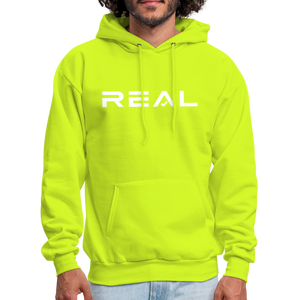 Adult Hoodie Heavy Blend - safety green